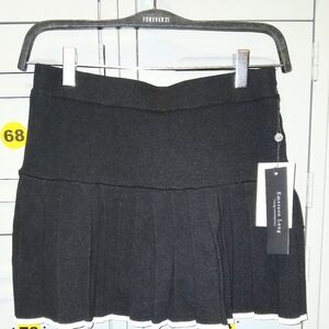 New Big Girls Emerson Lang Black And White Pleated Skirt  Size M